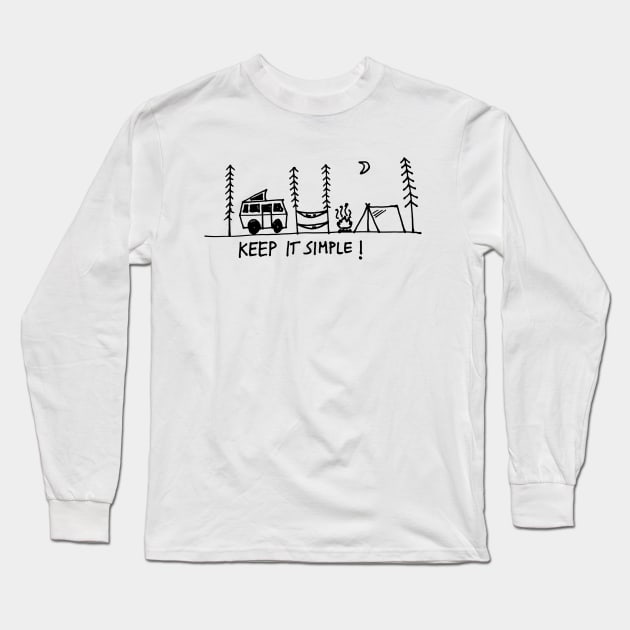 Camping Life ! Long Sleeve T-Shirt by Mavericks